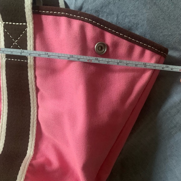 NWT! j crew canvas bag in pink - Picture 5 of 8